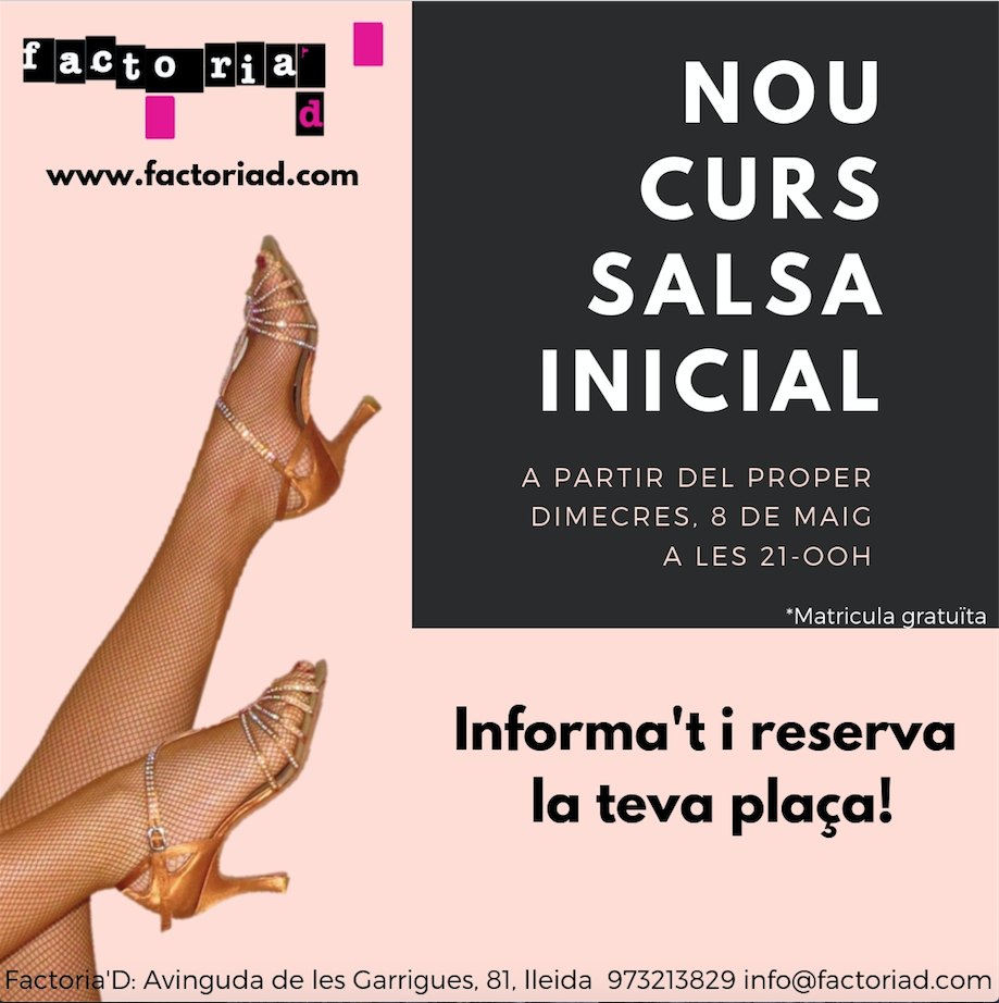 NOU CURS SALSA i BATXATA INCIAL